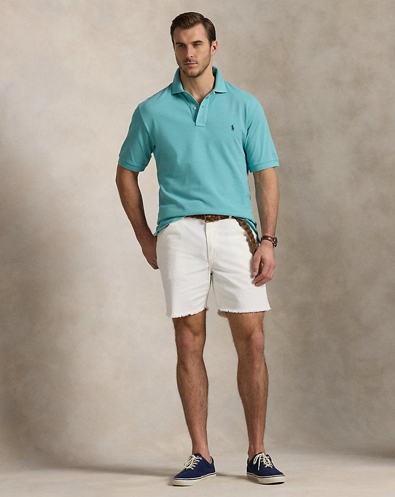 The Iconic Mesh Polo Shirt Deep Seafoam
