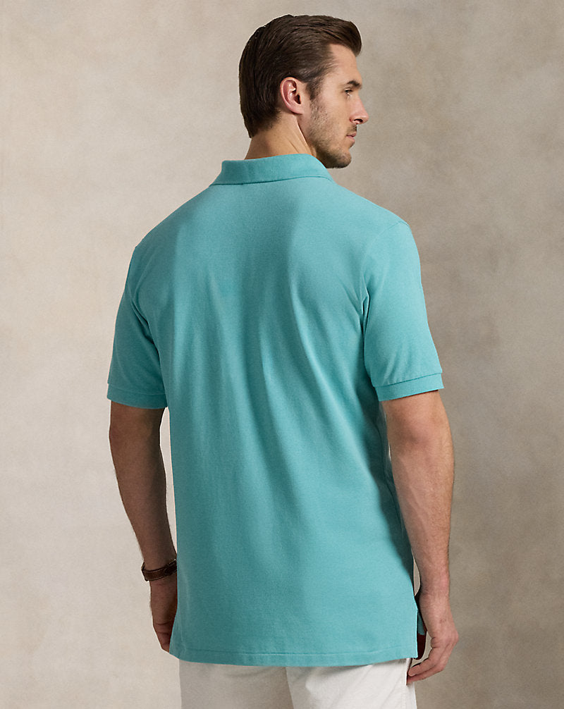 The Iconic Mesh Polo Shirt Deep Seafoam