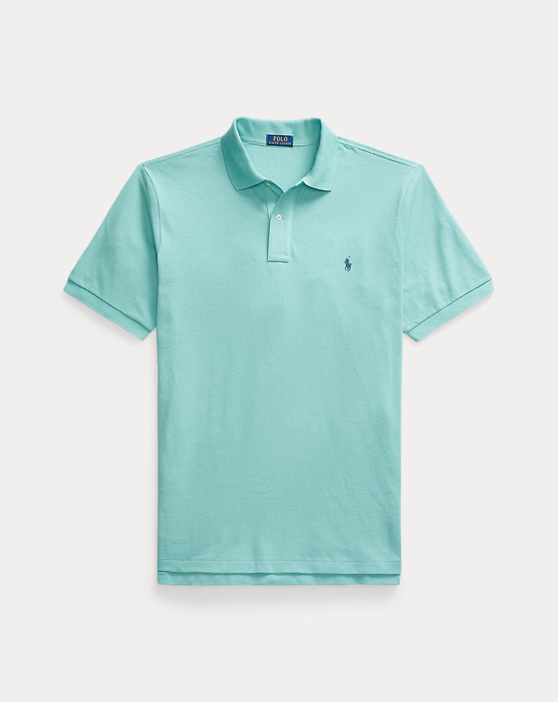 The Iconic Mesh Polo Shirt Deep Seafoam