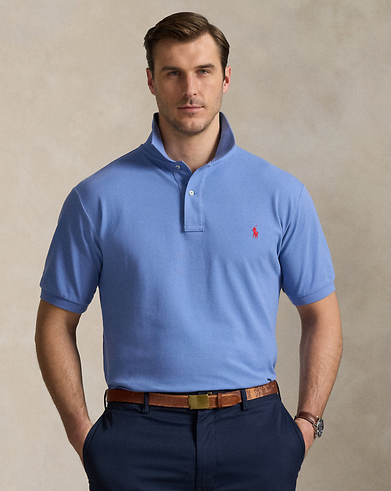 Mesh Polo Shirt Campus Blue