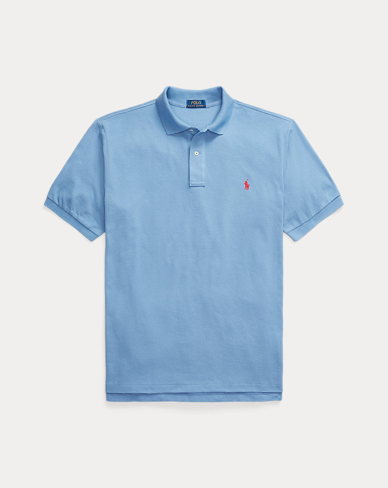 Mesh Polo Shirt Campus Blue