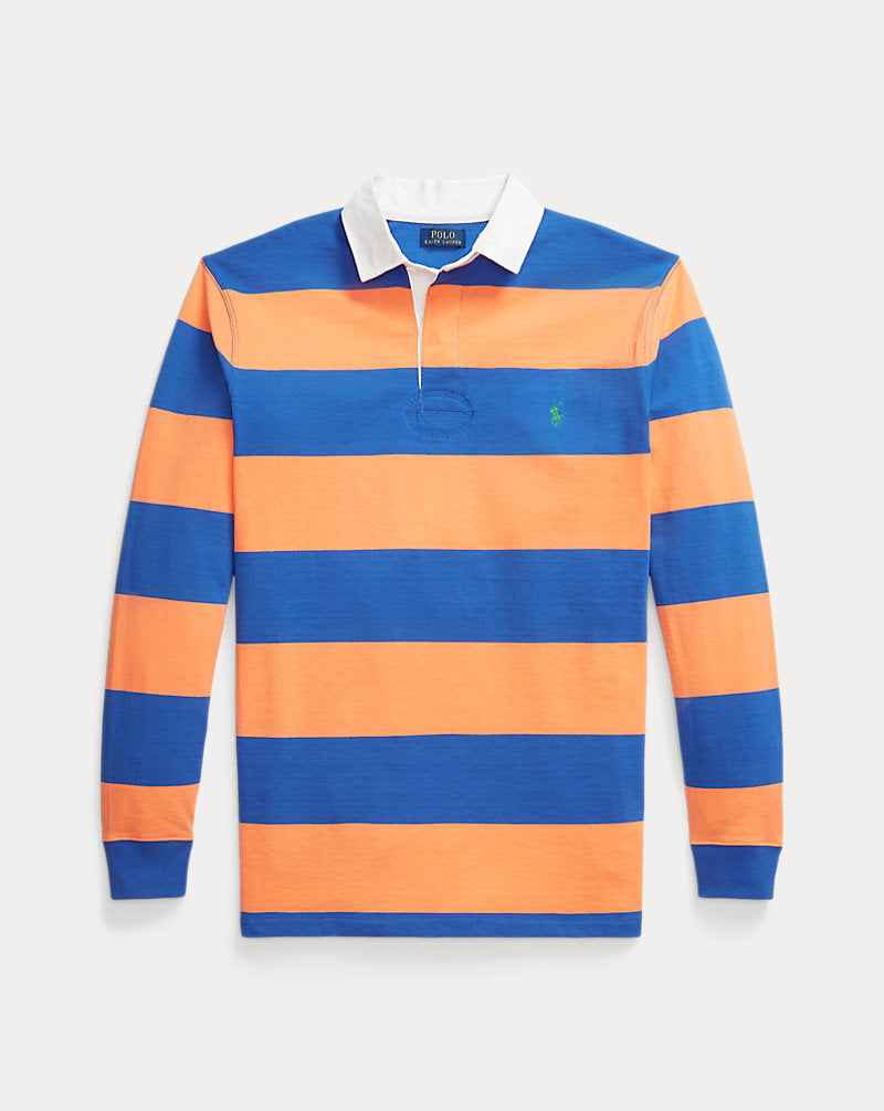 The Iconic Rugby Shirt Classic Peach/Iris Blue