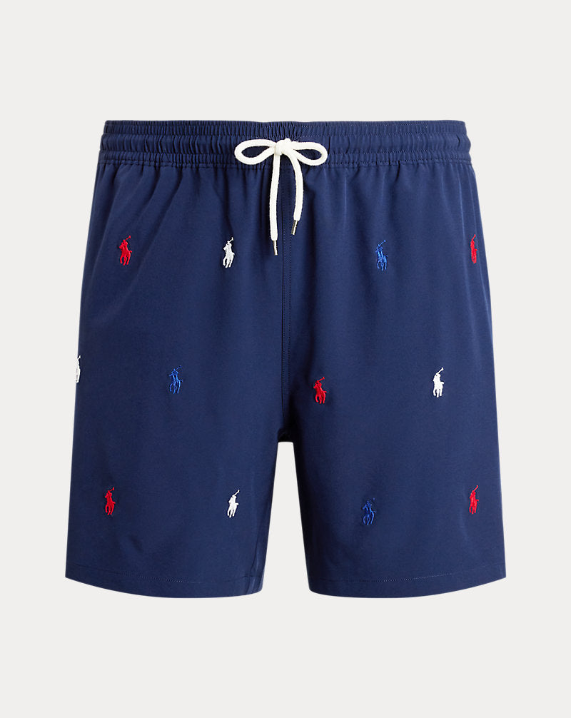 Traveller Classic Fit Swimming Trunks Newport Navy W/Aoe Pp