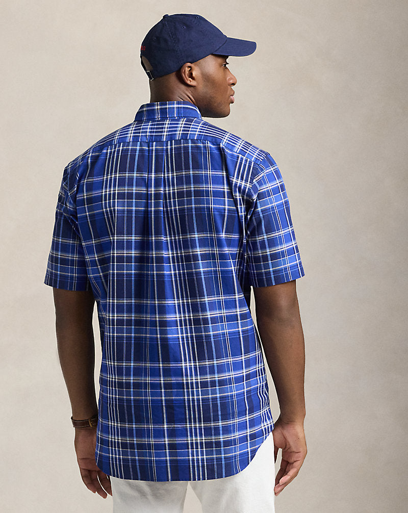 Plaid Oxford Shirt Blue Multi