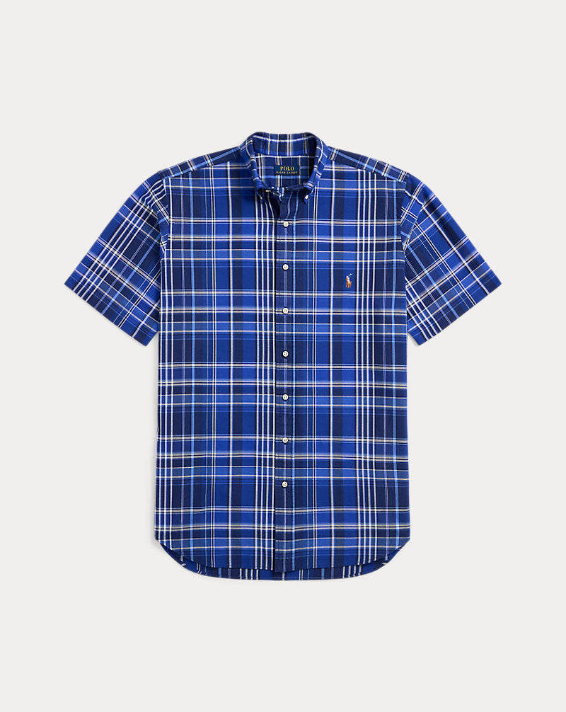 Plaid Oxford Shirt Blue Multi