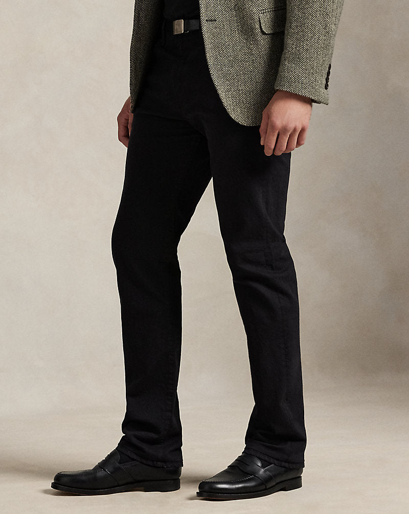 Hampton Relaxed Straight Stretch Jean Hdn Black Stretch
