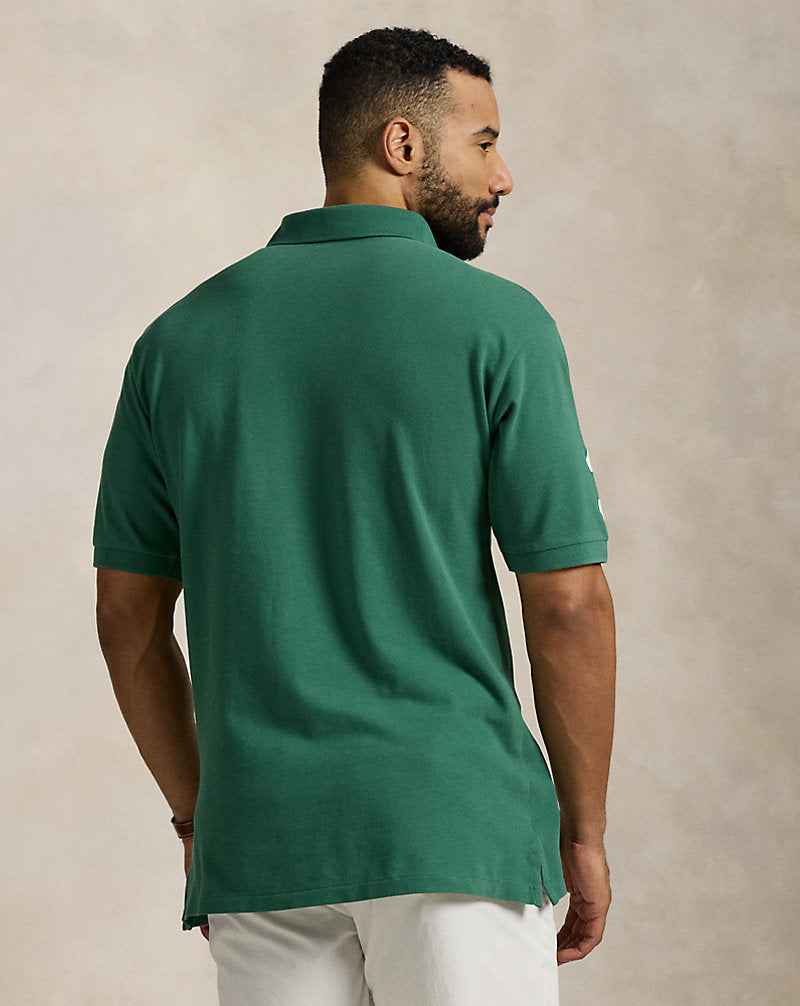 Big Pony Mesh Polo Shirt Antique Green
