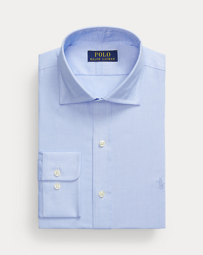Regent Slim Fit Textured Shirt Blue/White