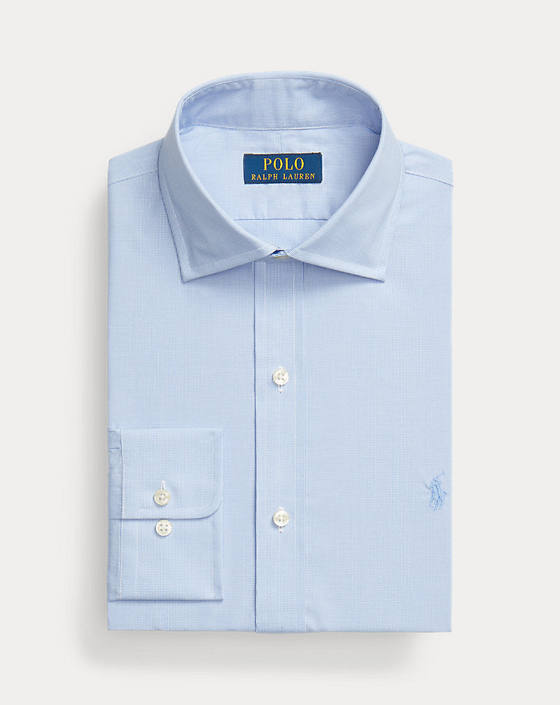 Regent Slim Fit Textured Shirt Blue White
