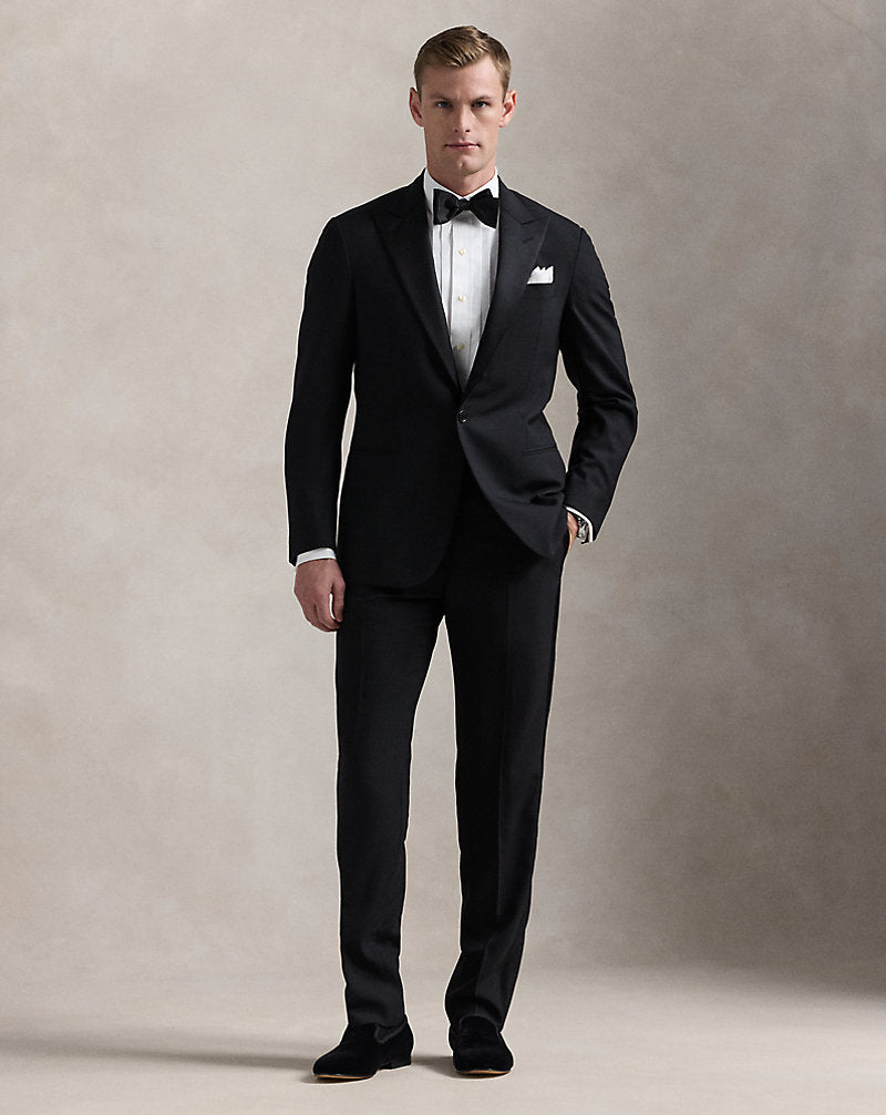 Custom Fit Poplin Tuxedo Shirt White