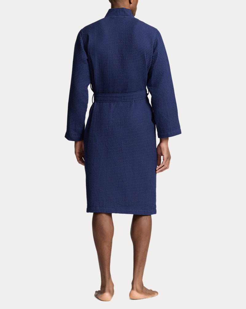 Cotton Pique Robe Cruise Navy