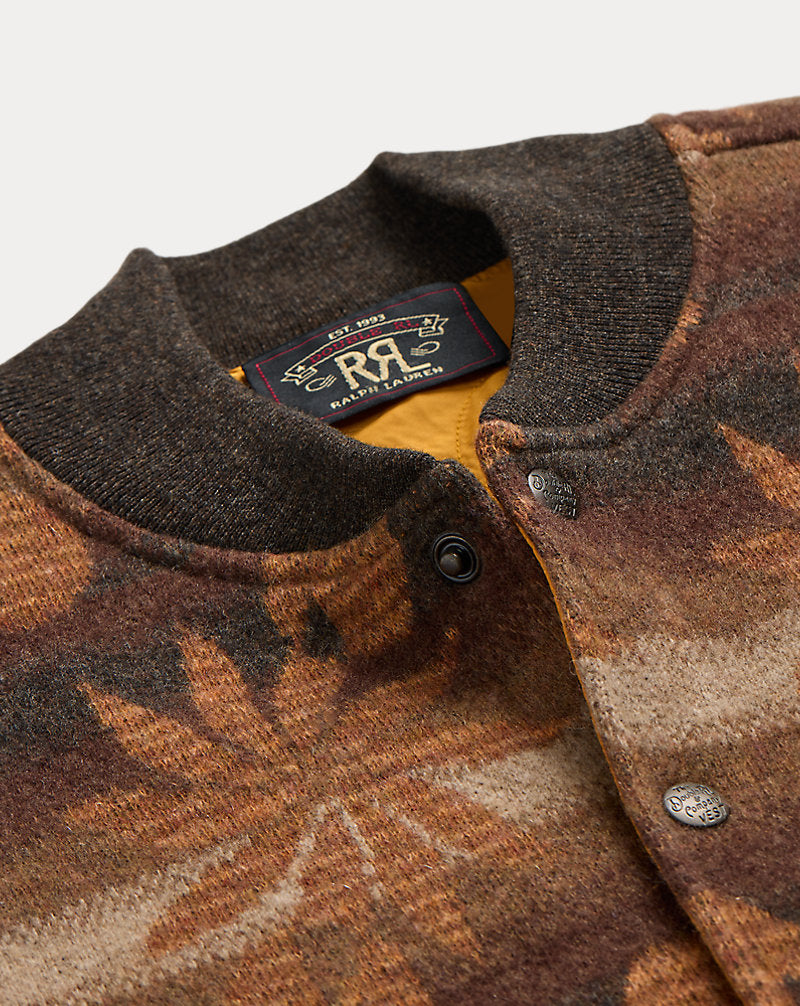 Wool-Cashmere Sleeveless Cardigan Brown Multi