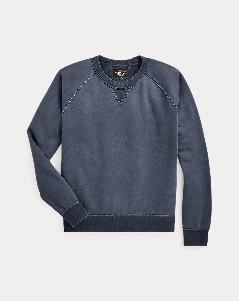 Garment-Dyed French Terry Sweatshirt Navy
