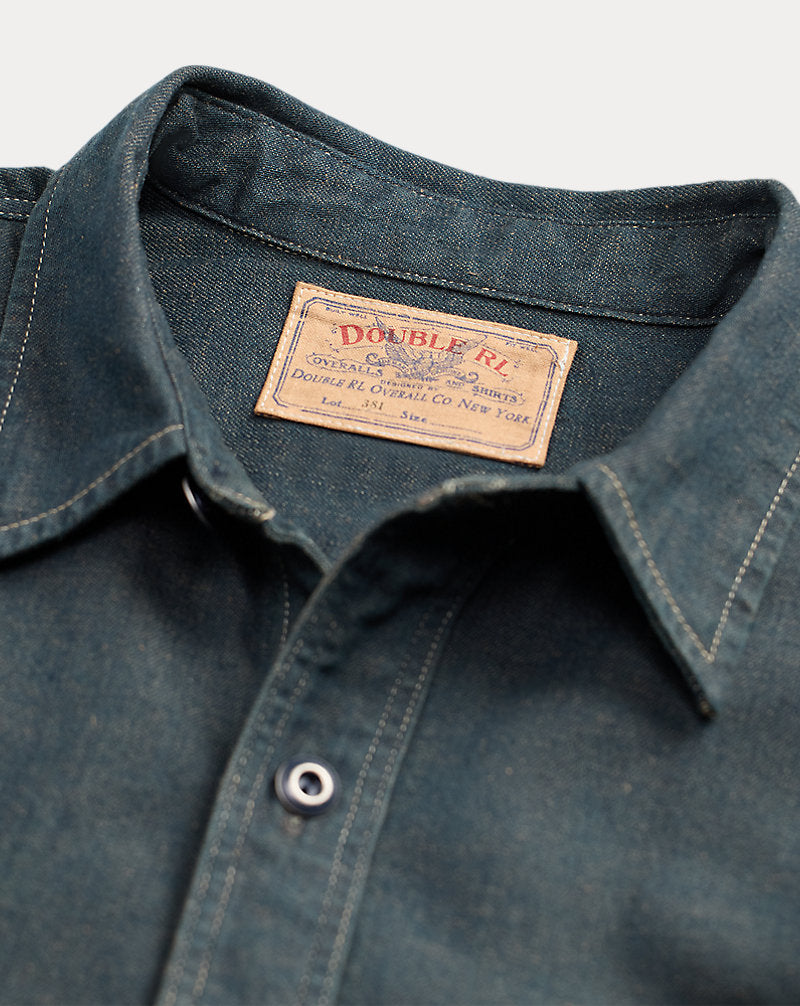 Indigo Denim Workshirt Indigo Rinse