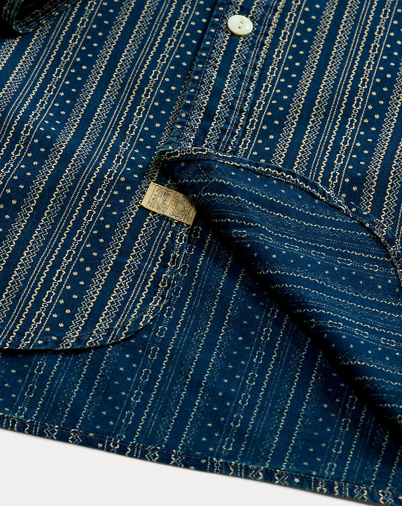 Indigo Print Workshirt Indigo