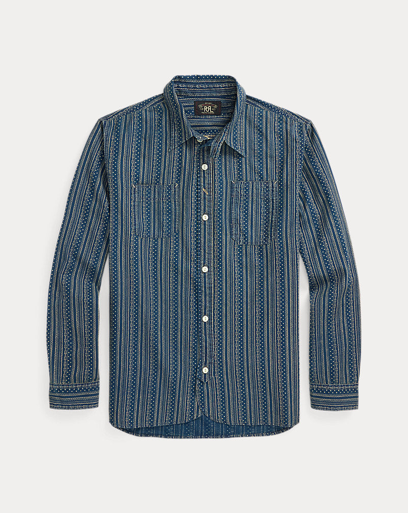 Indigo Print Workshirt Indigo