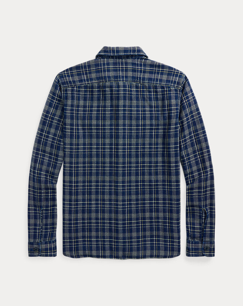 Indigo Plaid Double-Faced Workshirt Indigo Plaid/Strip