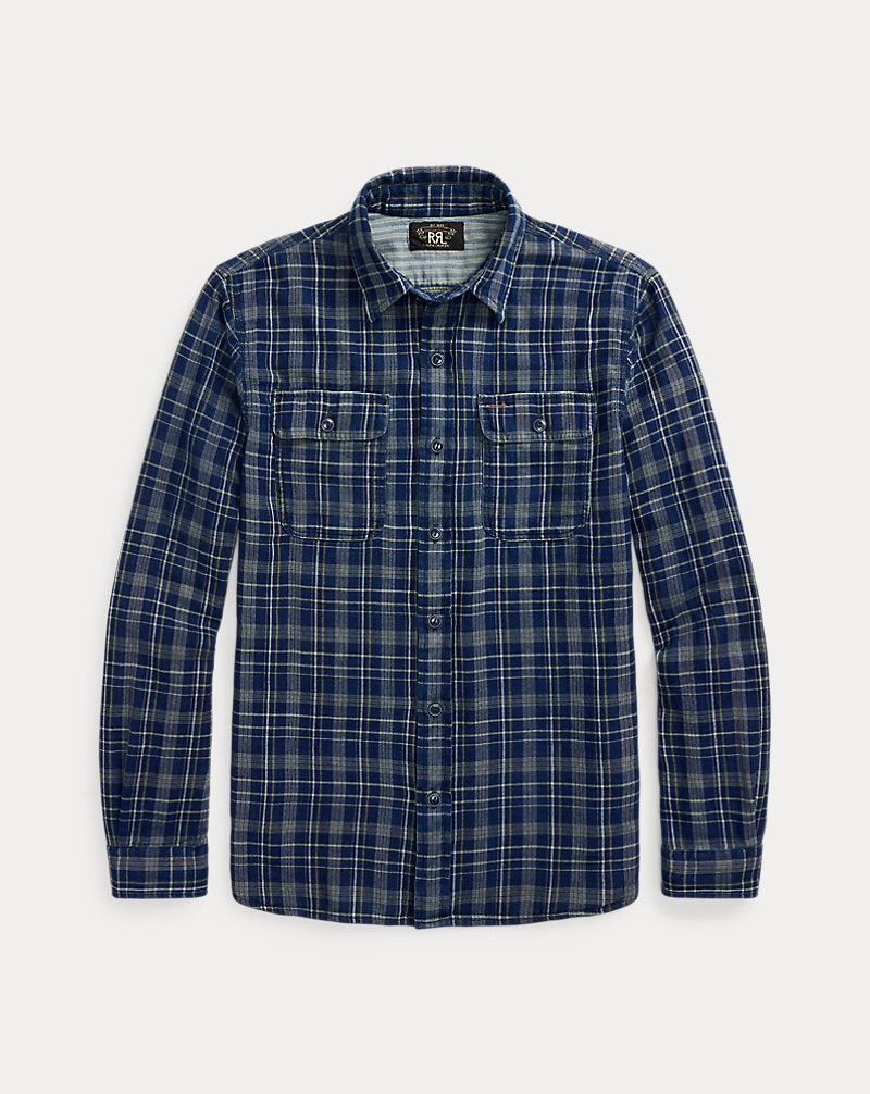 Indigo Plaid Double-Faced Workshirt Indigo Plaid/Strip