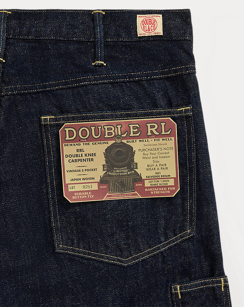 Limited-Edition Selvedge Carpenter Jeans (Rinse)