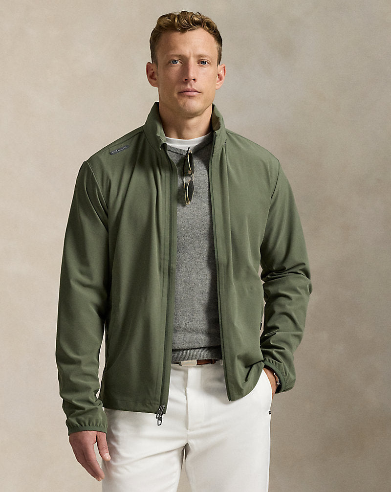 Performance Hooded Jacket Fossil Green