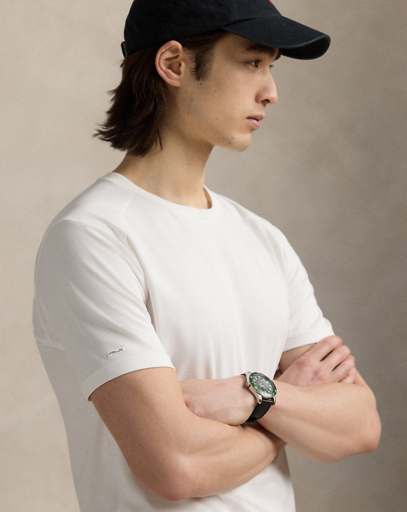 Performance Cotton-Blend Jersey T-Shirt Ceramic White