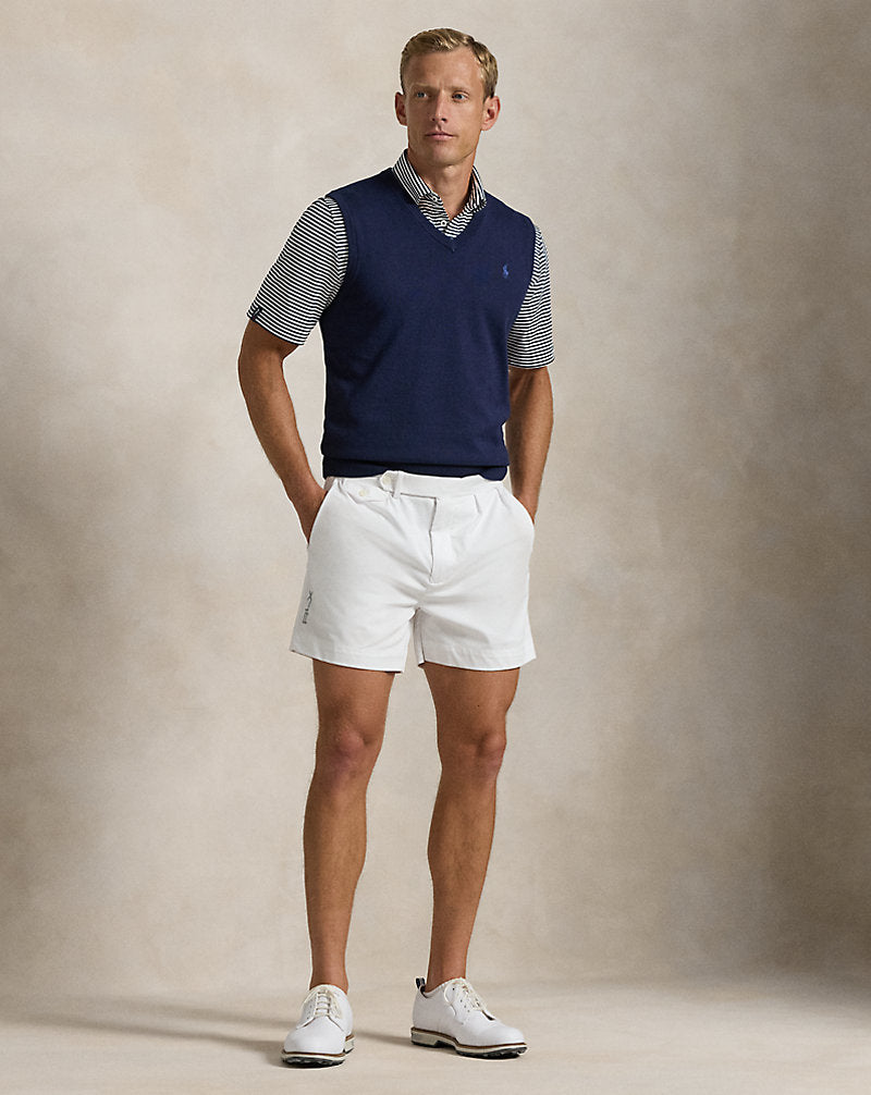 Performance Cotton-Blend Sleeveless Jumper Refined Navy