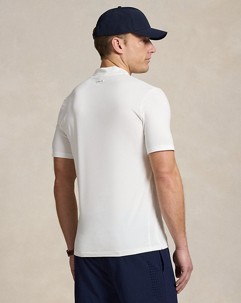 Tailored Fit Performance Mockneck Ceramic White