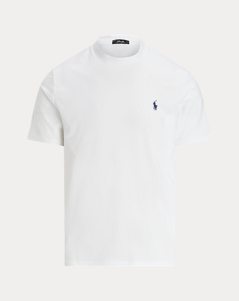 Tailored Fit Performance Mockneck Ceramic White