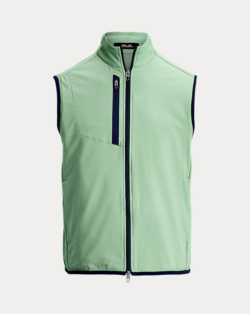 Hybrid Mockneck Gilet Faded Mint