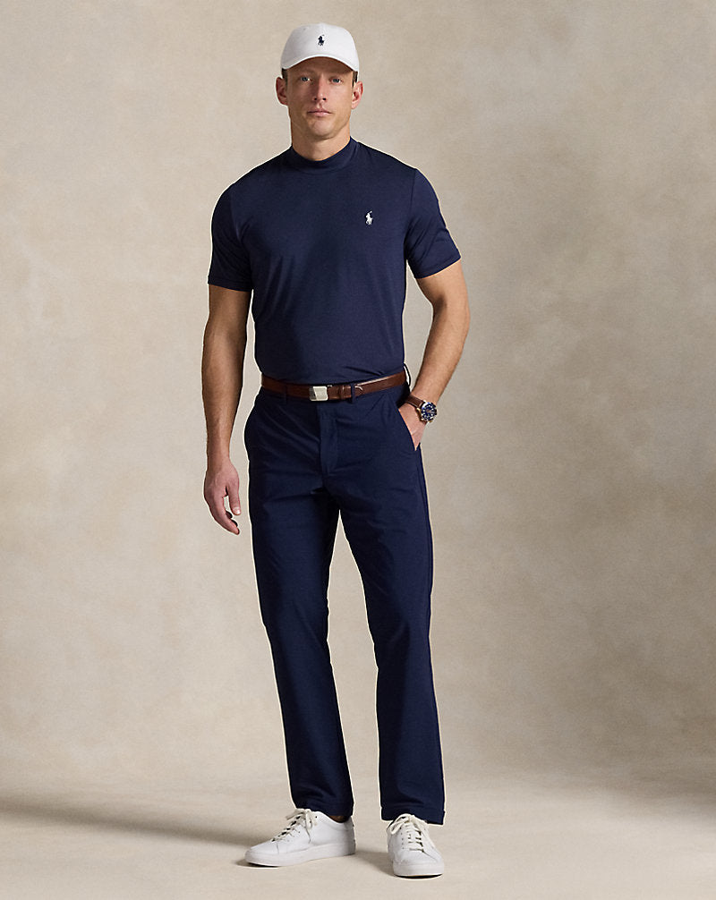 Tailored Fit Performance Mockneck Refined Navy
