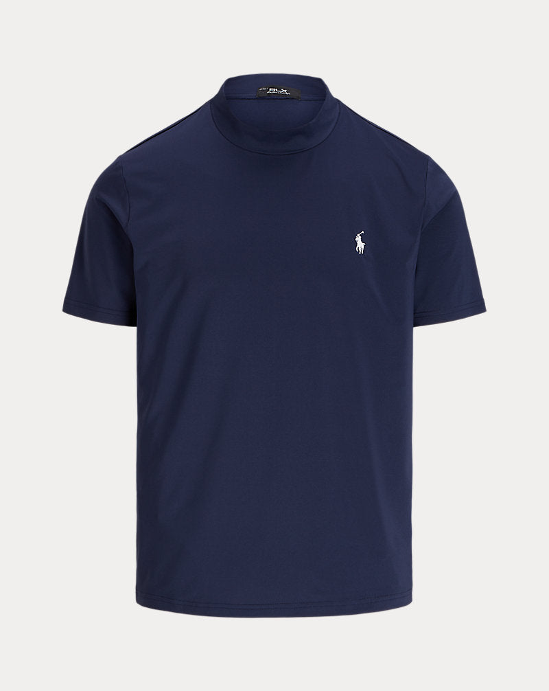 Tailored Fit Performance Mockneck Refined Navy