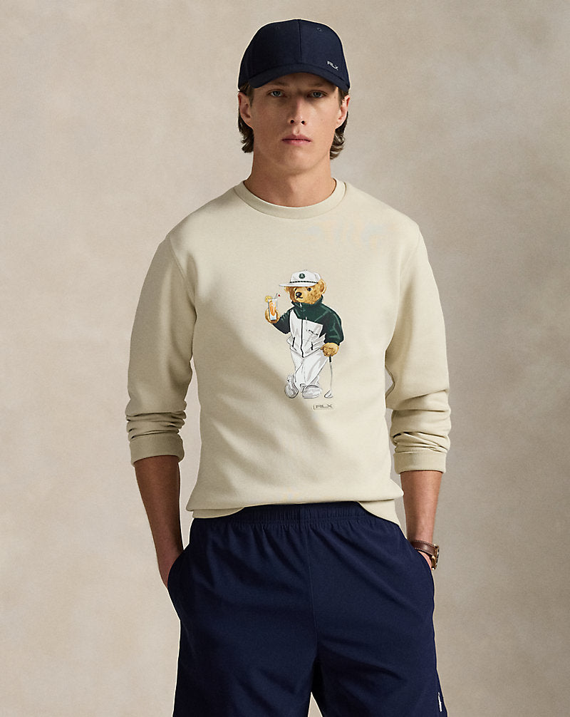 Classic Polo Bear Double-Knit Sweatshirt Basic Sand