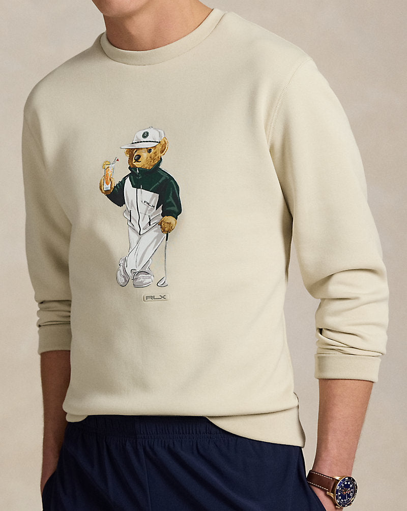 Classic Polo Bear Double-Knit Sweatshirt Basic Sand