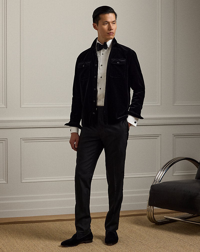 Velvet Shirt Black