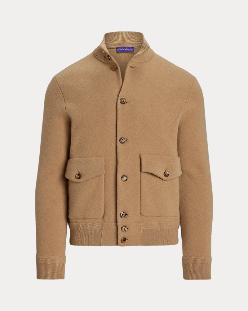 Wool-Cashmere Cardigan Classic Camel