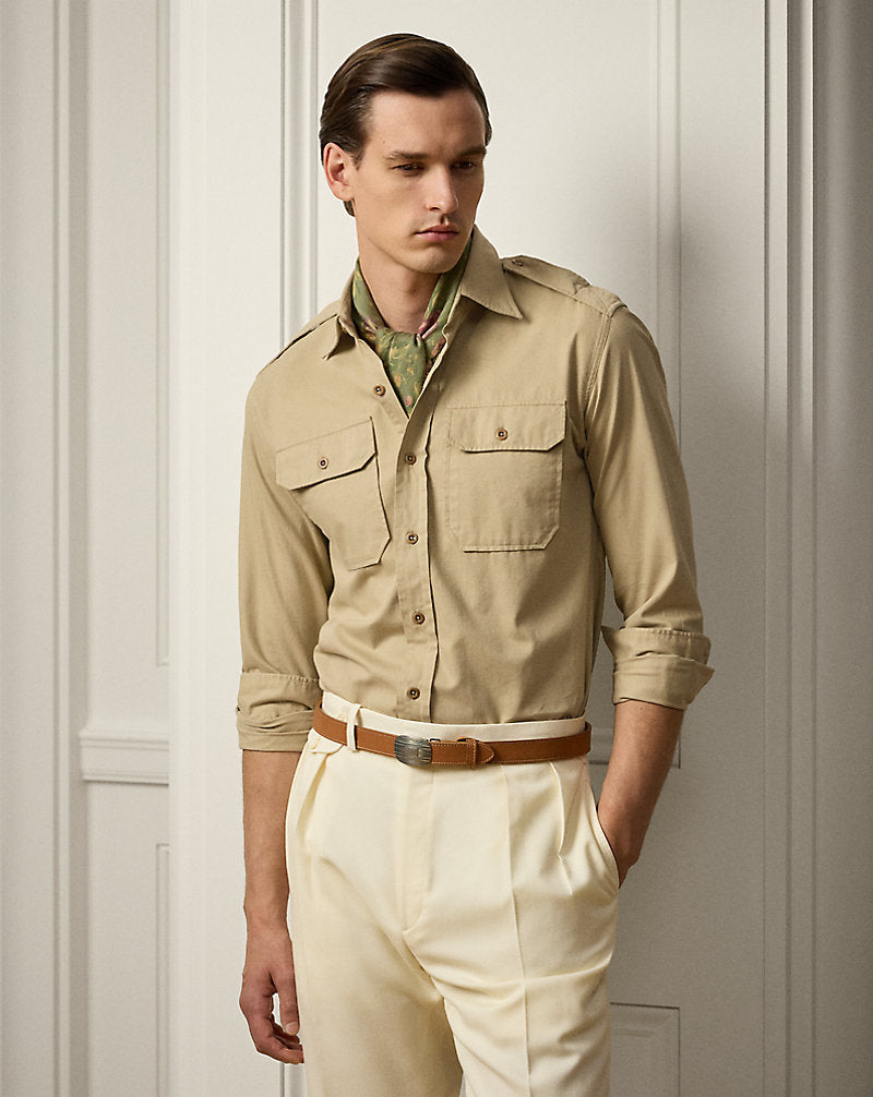 Chino Twill Shirt Classic Tan