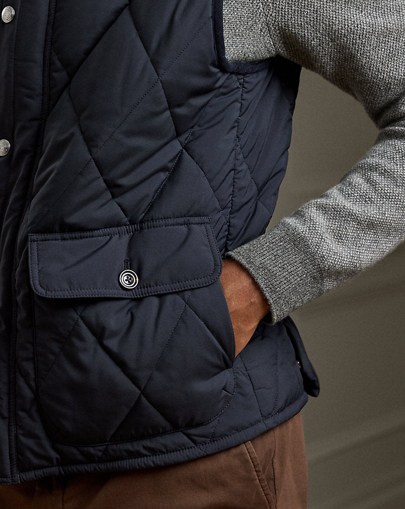 Carleton Quilted Down Gilet Classic Chairman Navy