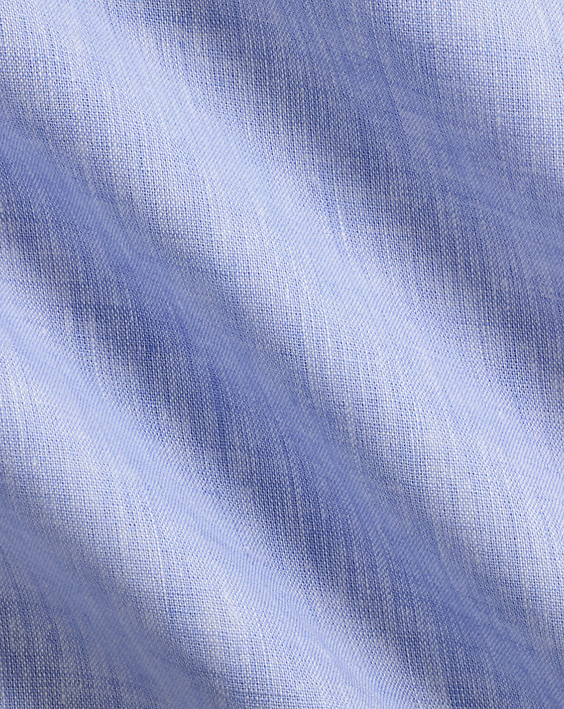 Linen Chambray Shirt Light Blue